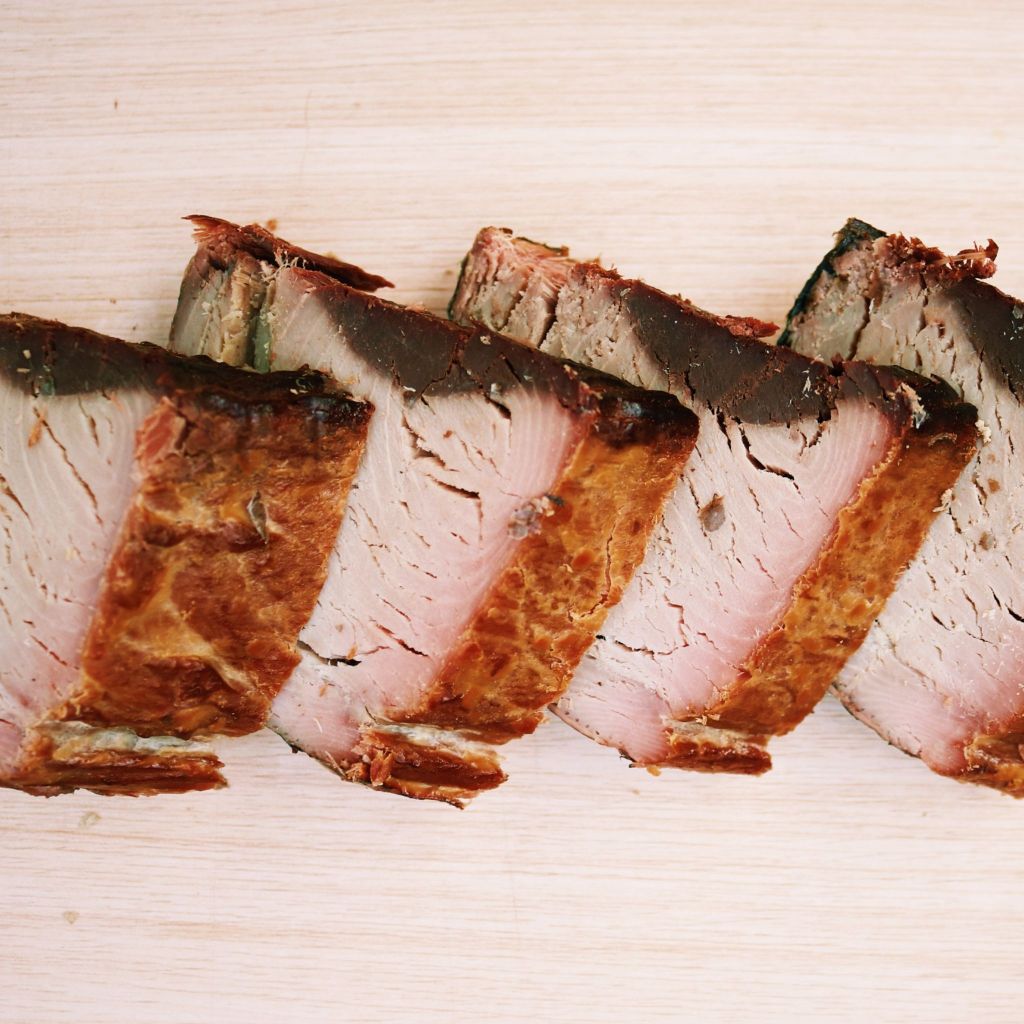 

Smoked Skipjack Tuna - Ikan Cakalang Asap (Sliced/ 200 gr)