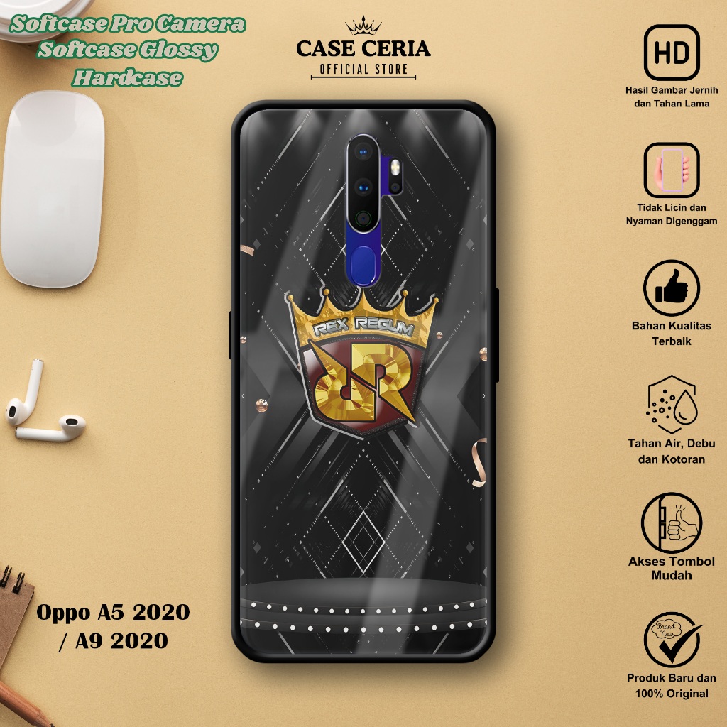 Case For Oppo A5 2020 / A9 2020 - Casing HP RRQ Esports – Softcase Pro Camera – Hardcase – Silikon