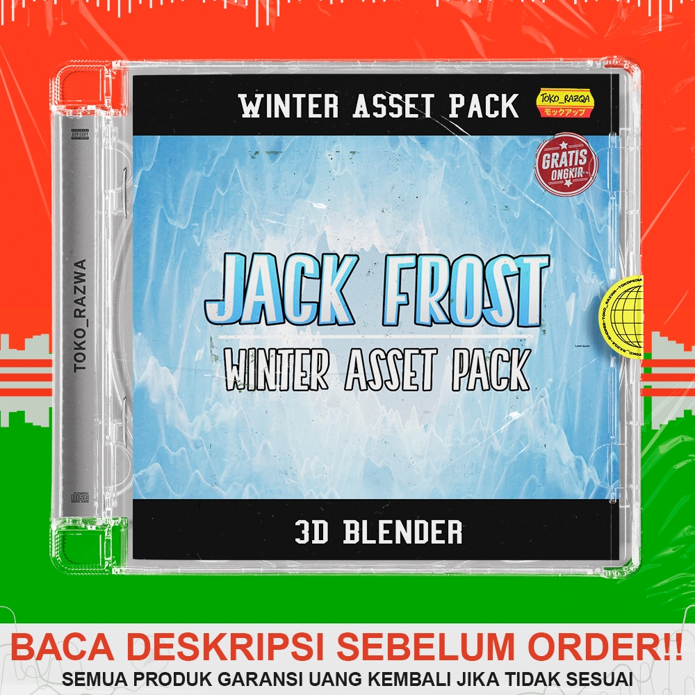 3D Blender - Jack Frost - Winter Asset Pack - 230525