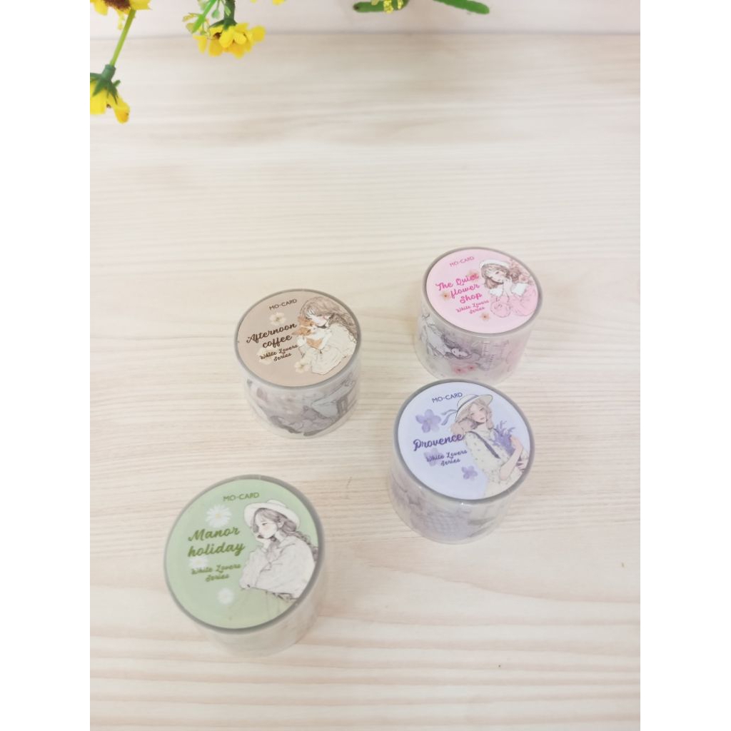 

WASHITAPE TRANSPARAN GIRL/CUTE PRETTY/JURNALLING AESTHETIC