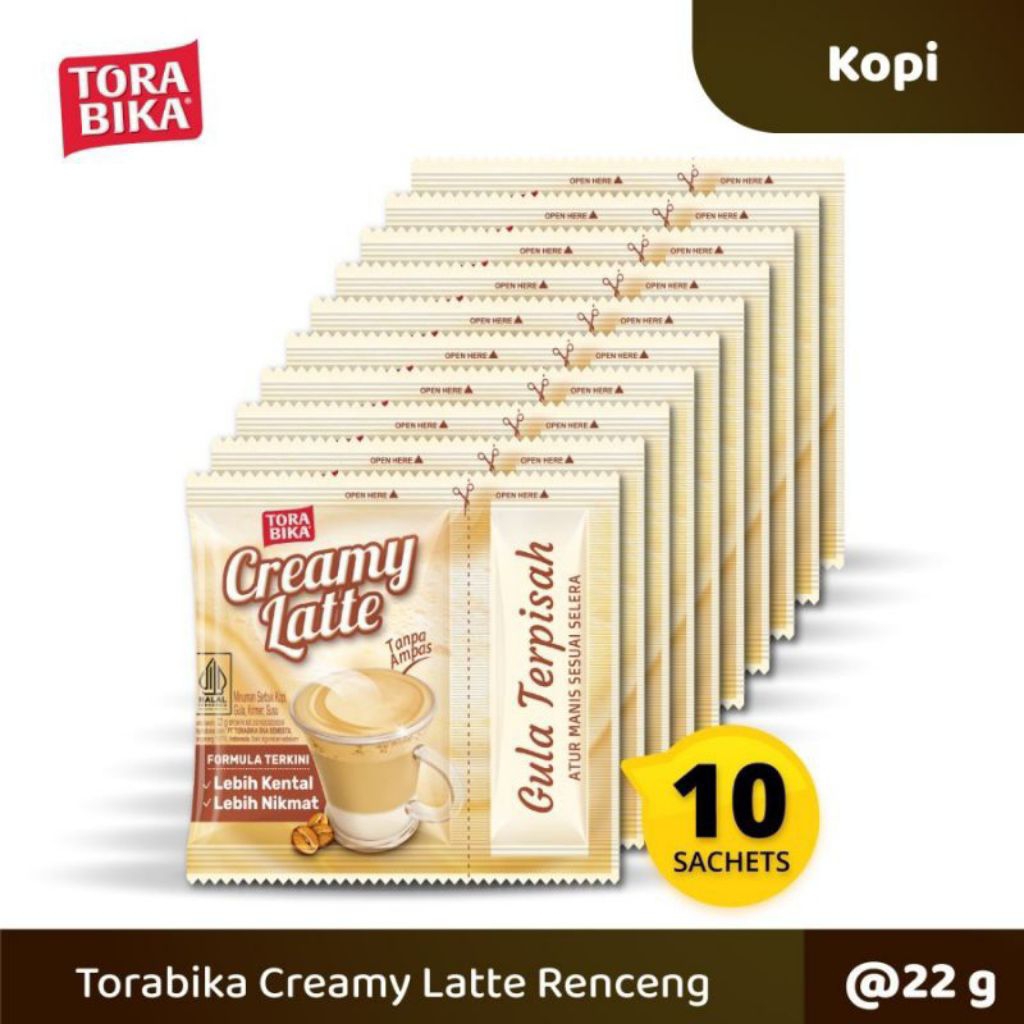 

Tora Bika Creamy Latte Renceng