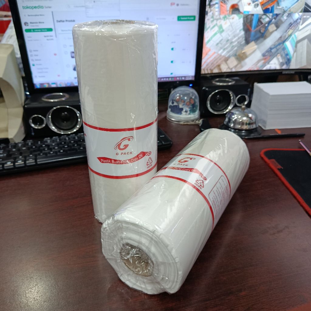 

Plastik Buah Roll / Plastik HD Roll / Plastik Fotocopy G Pack Uk 25x38
