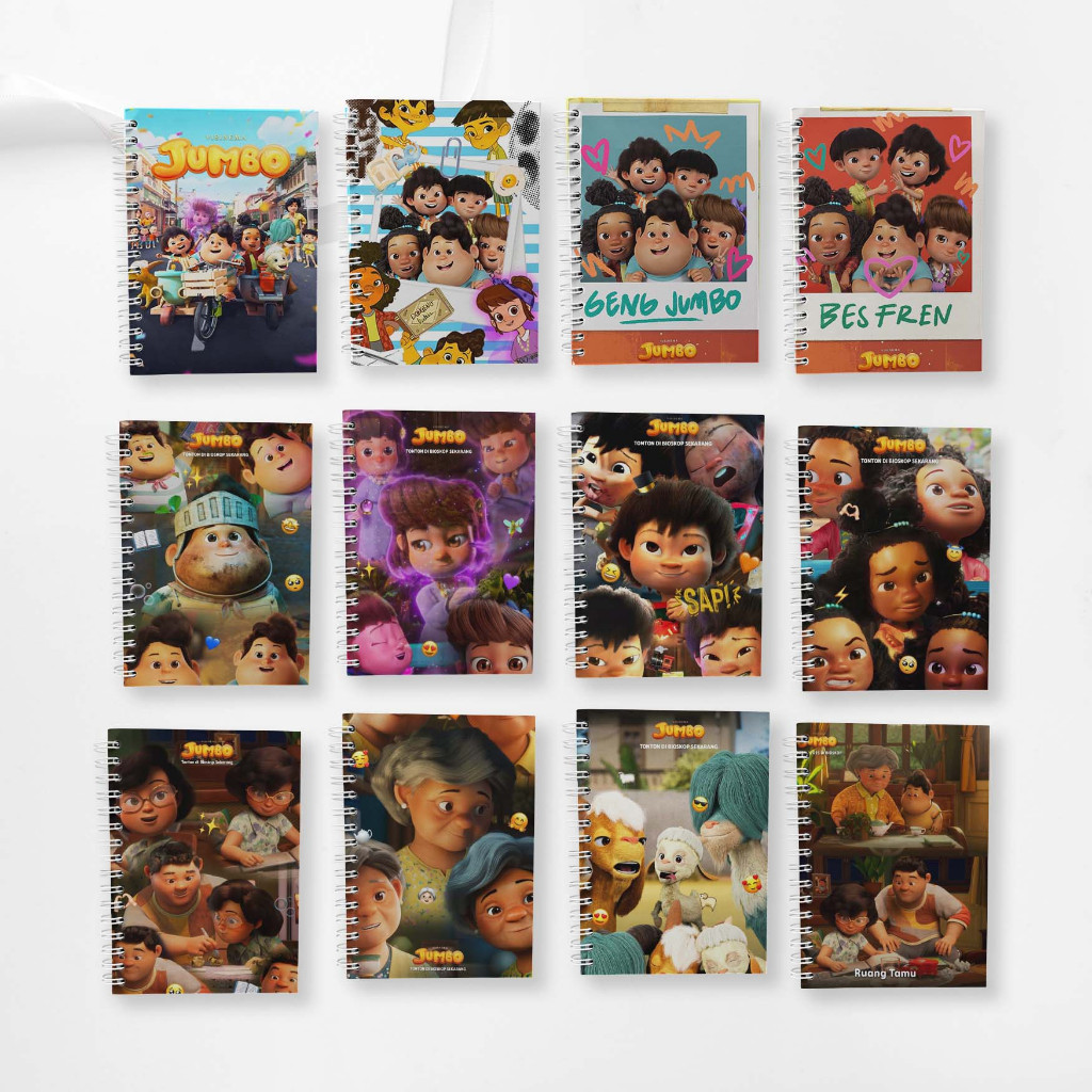 

Note Book Spiral A5 (14.8 cm X 21 cm) Edisi Jumbo