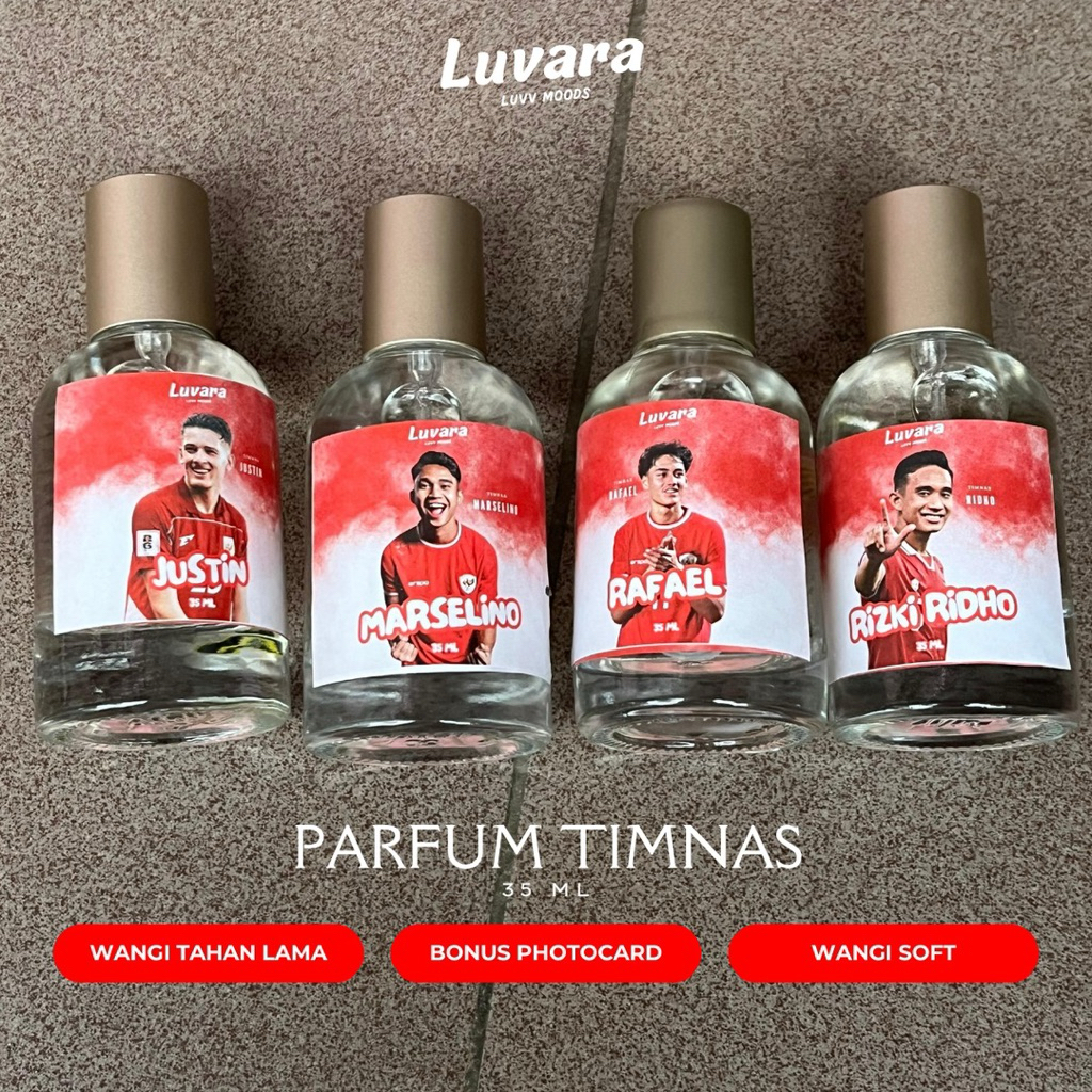 Parfum Inspired Timnas Indonesia 35ml Wangi Sweet Bonus Photocard Timnas