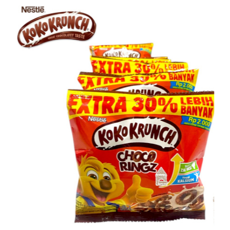 

KOKOKRUNCH CHOCO RINGZ [ 10pcs x 22gr ] Renteng