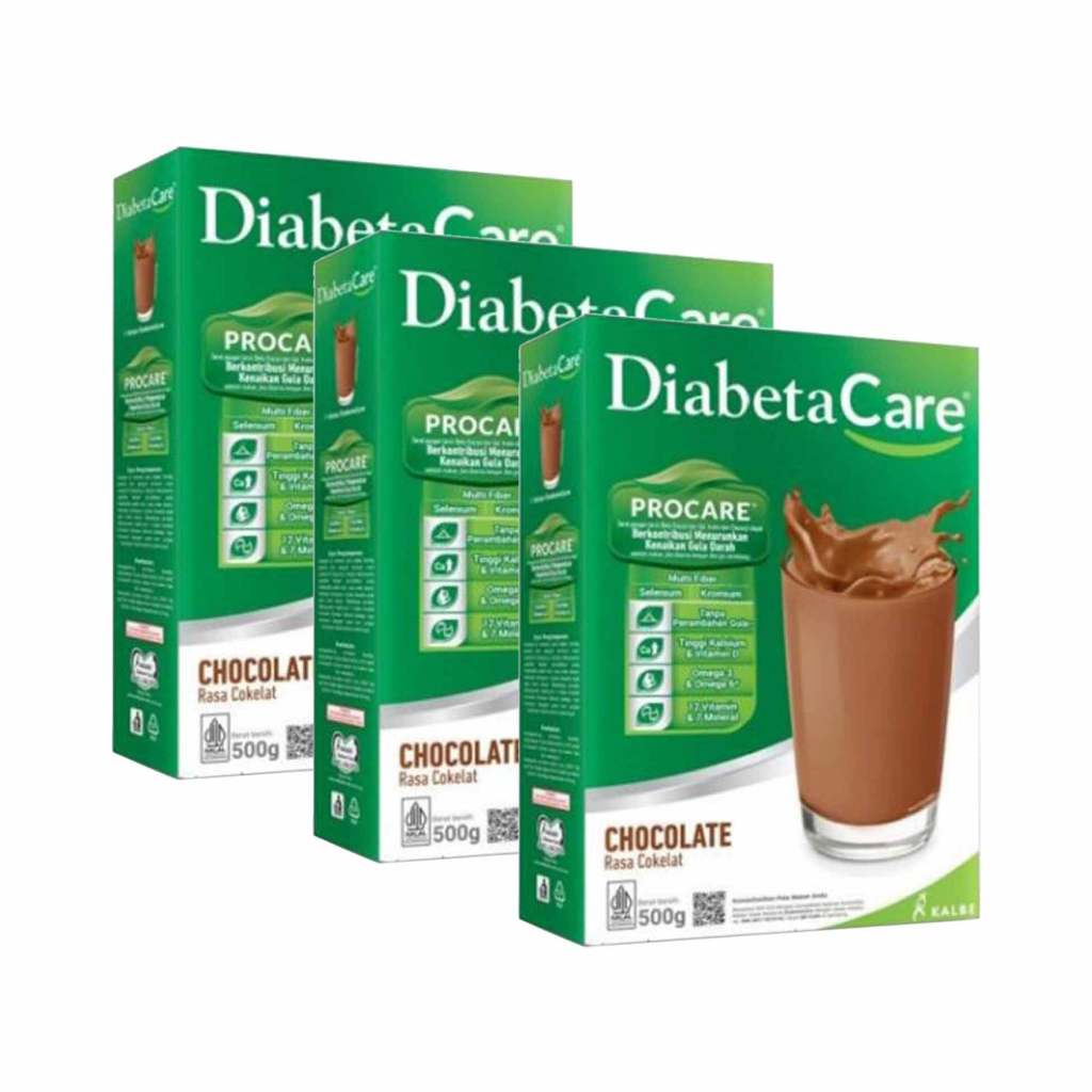 

3Pcs Diabetacare Coklat 500 Gram