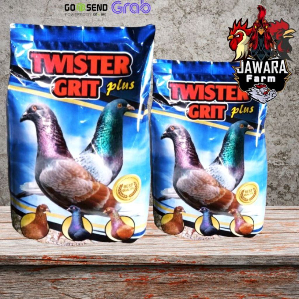 Top Grit Twister Grit Asinan Merpati Lovebird 1 Kg satuan