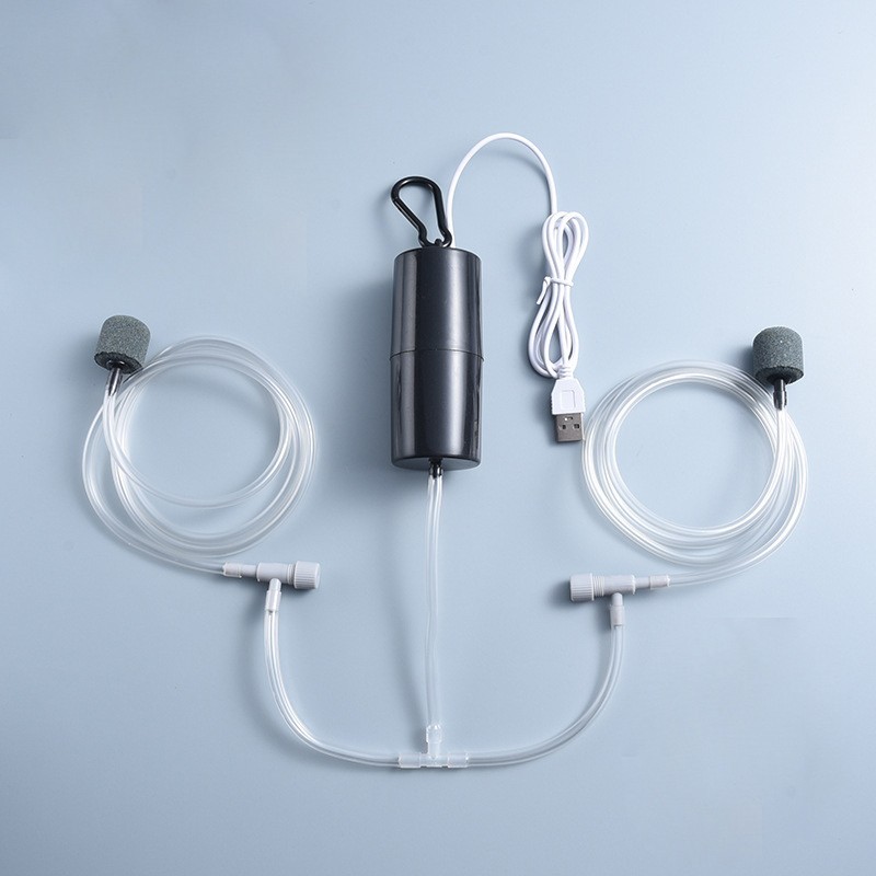 Pompa Aerator Aquarium Aerator Aquarium Pompa Gelembung Udara Aquarium Aerator USB Aquarium Mesin