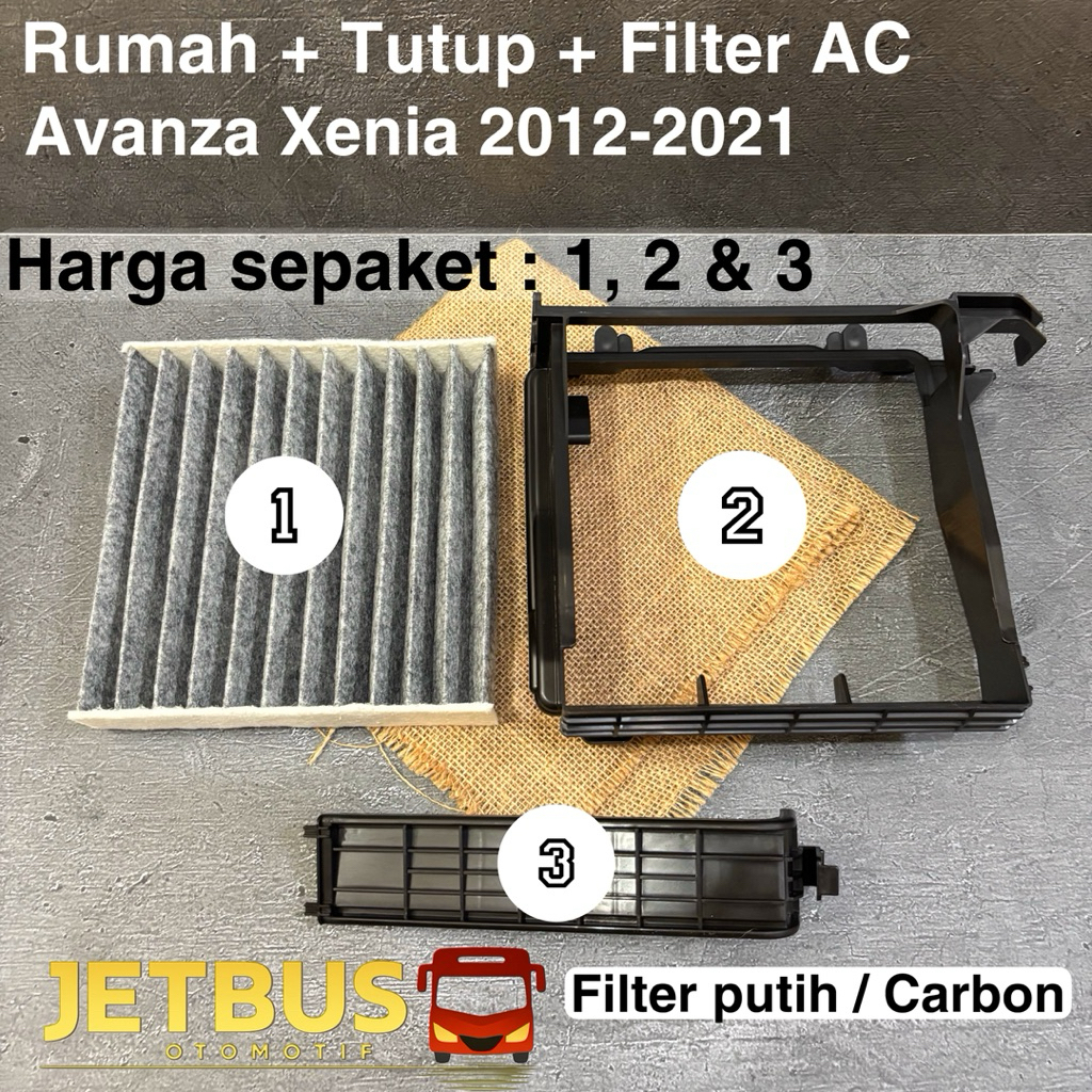 Paket Lengkap Rumah Filter Ac Housing filter Ac Avanza Xenia 2012-2022