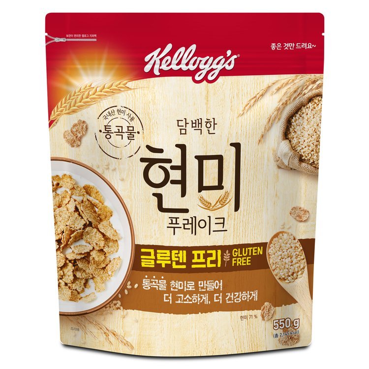 

KELLOGG'S BROWN RICE FLAKES 550g (GLUTEN FREE)