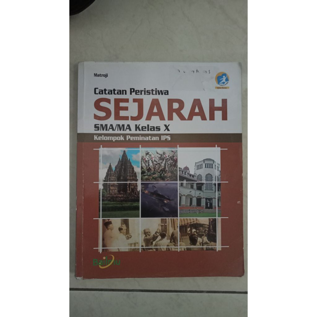 BUKU SEJARAH SMA KELAS X IPS