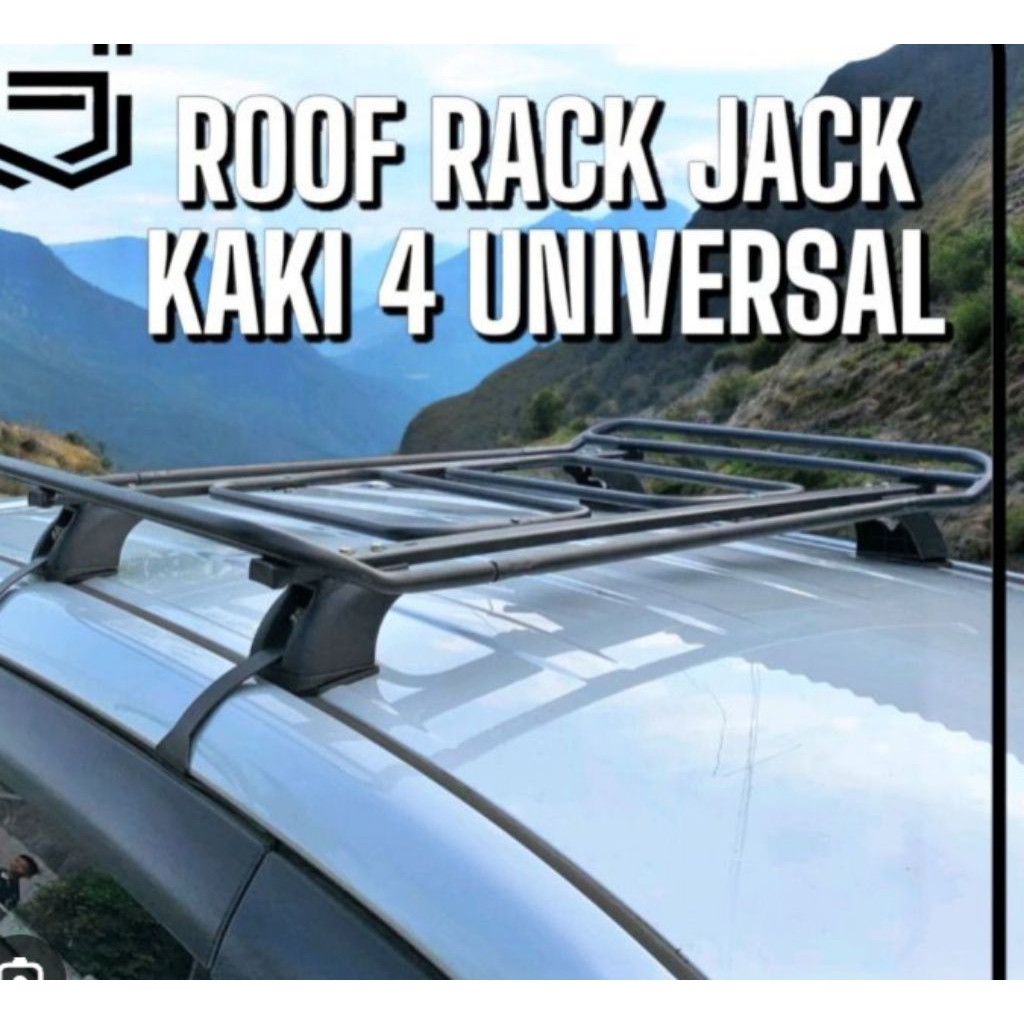 rack Jack kaki 4 mobil Avanza Xenia Al tahun roof RAck