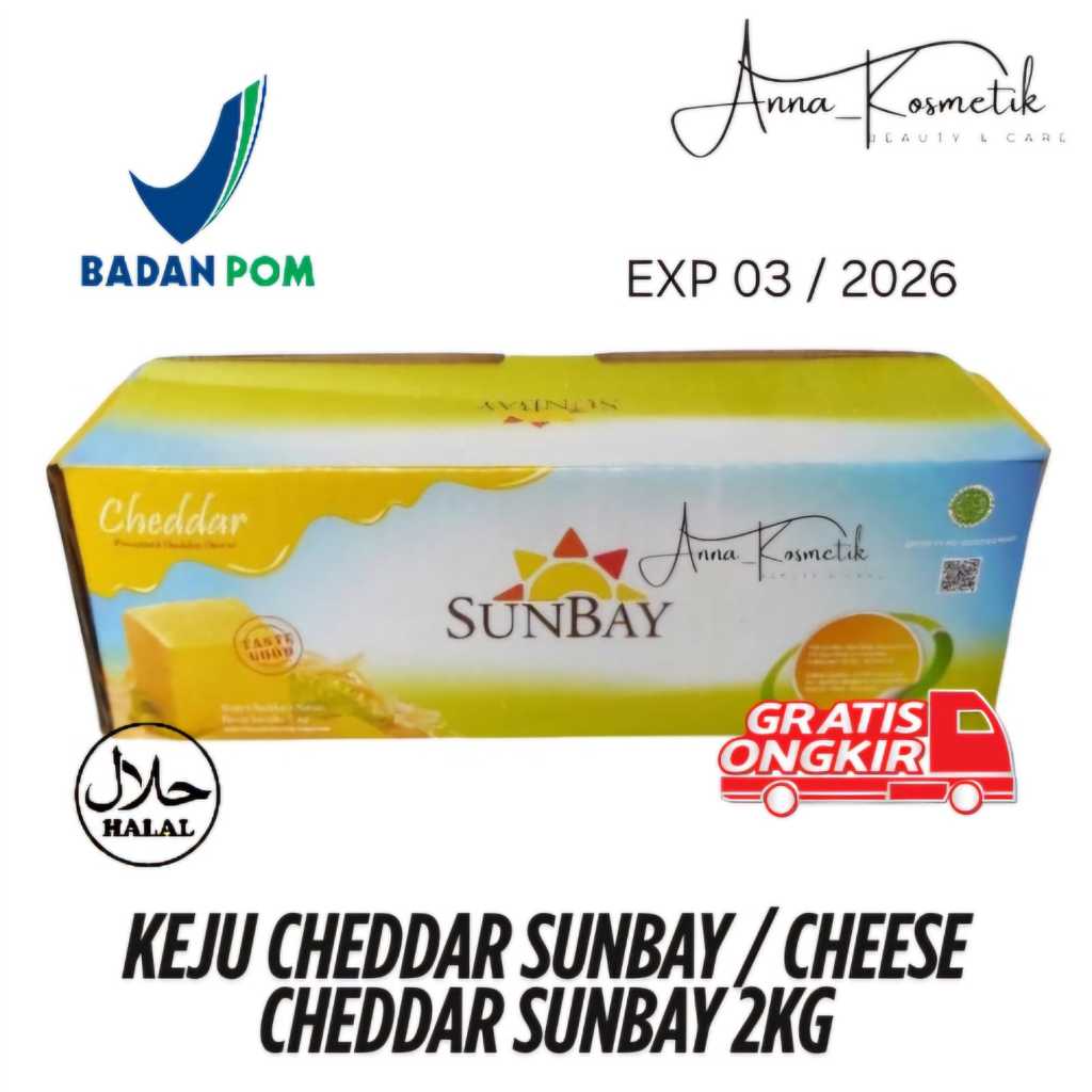 

Keju Cheddar Sunbay / Cheese Cheddar Sunbay 2kg