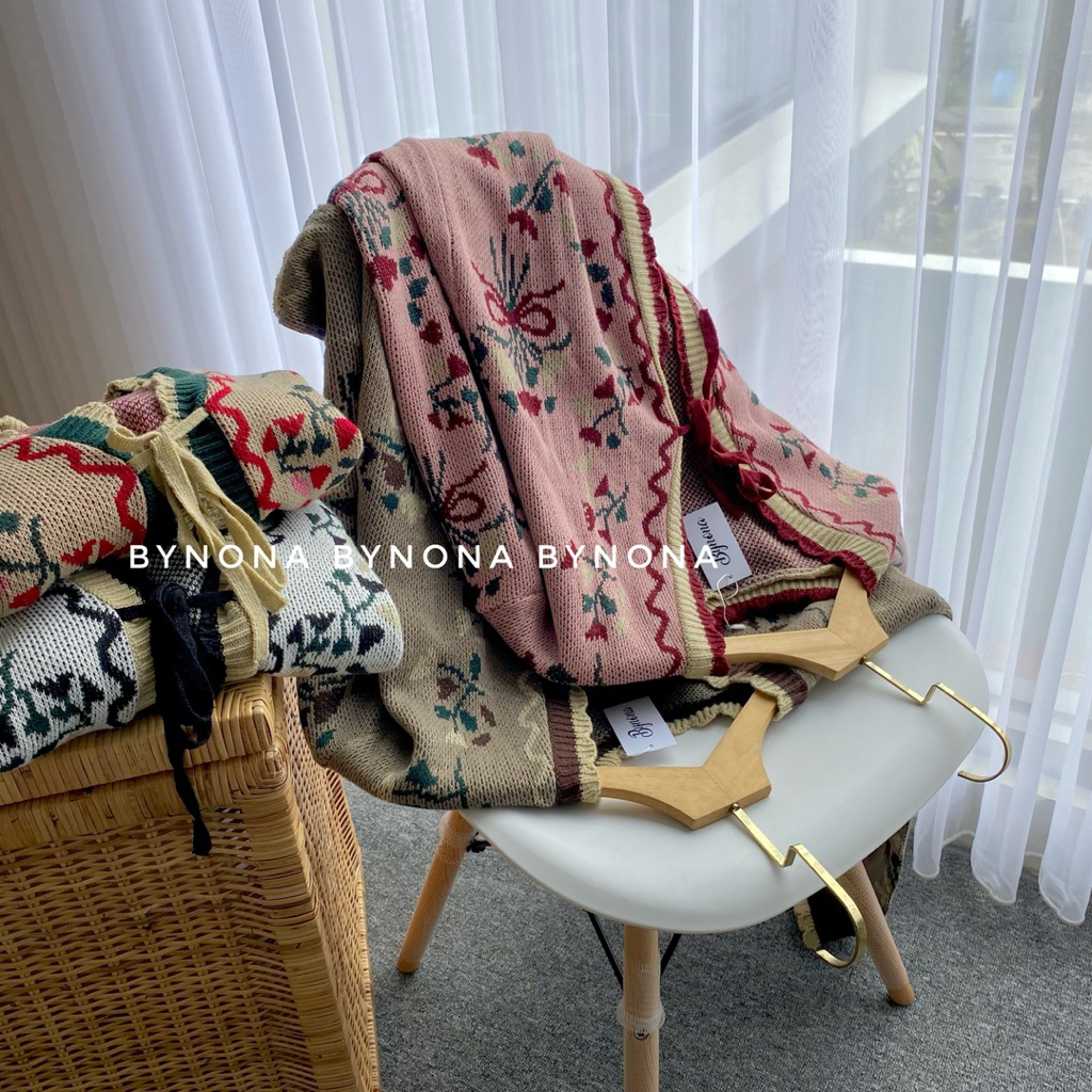 Cardy Flower Atasan Rajut Wanita Knitwear