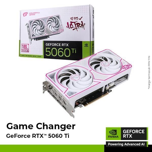 Vga Colorful IGAME RTX 5060 RTX5060 Ti Ultra W DUO OC 8GB-V GDDR7