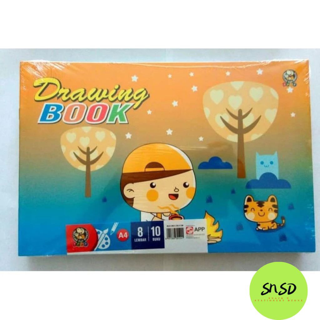 

buku gambar A4 dodo - 8 lembar
