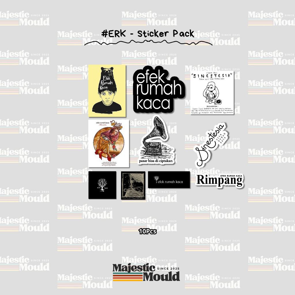 

Efek Rumah Kaca – Sticker Pack Vinyl Glossy – Tahan Air & Tahan Lama