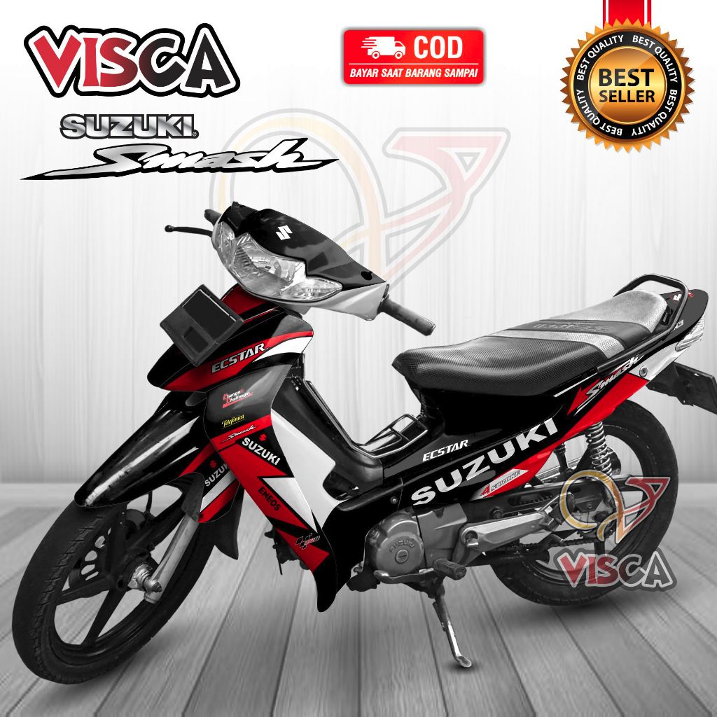 Decal Smash 110 Lama Full Body Stiker Smash 110 Lama Full Body Stiker Motor Smash 110 Variasi Full B