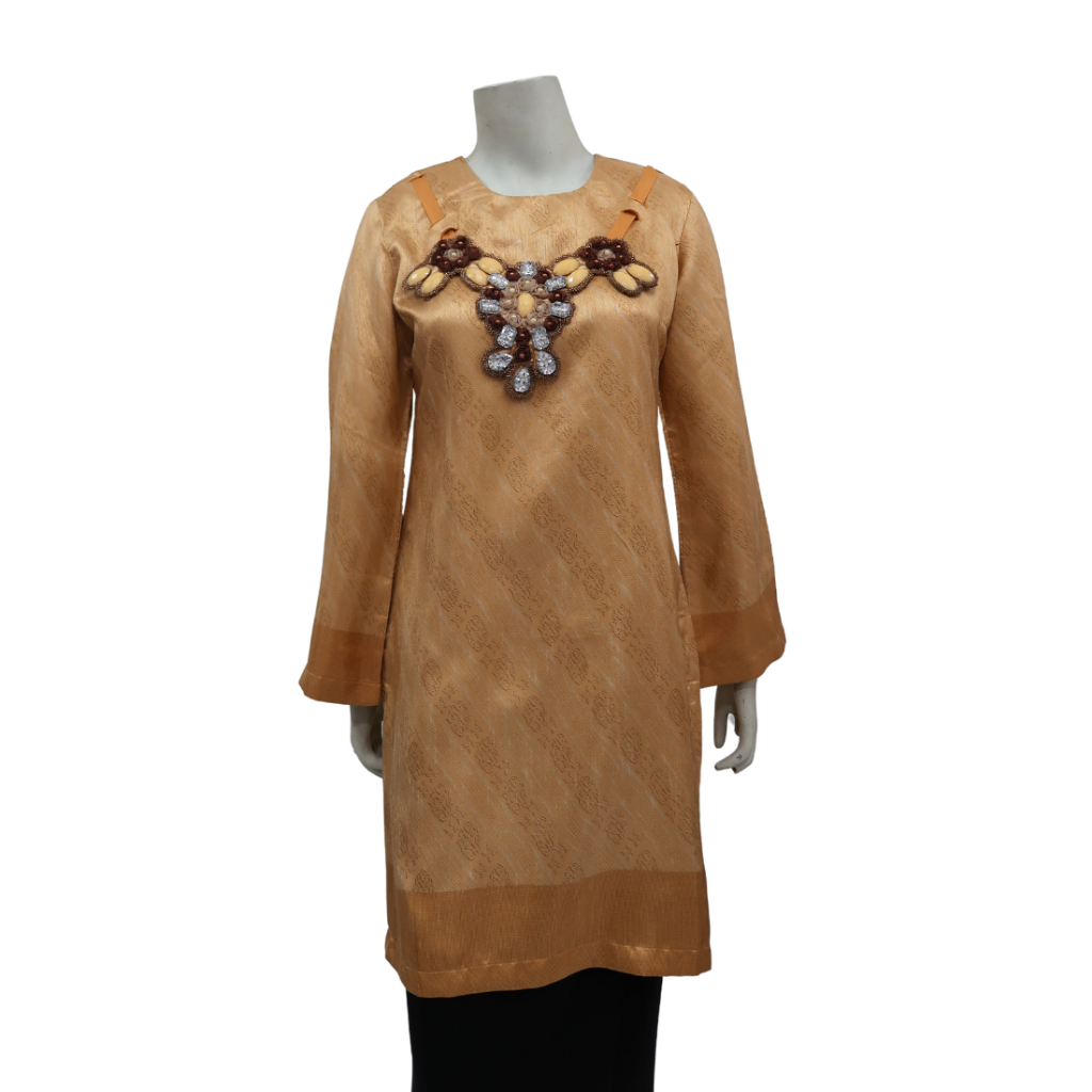 Adikusuma Dress Wanita Batik Semi Thai Silk