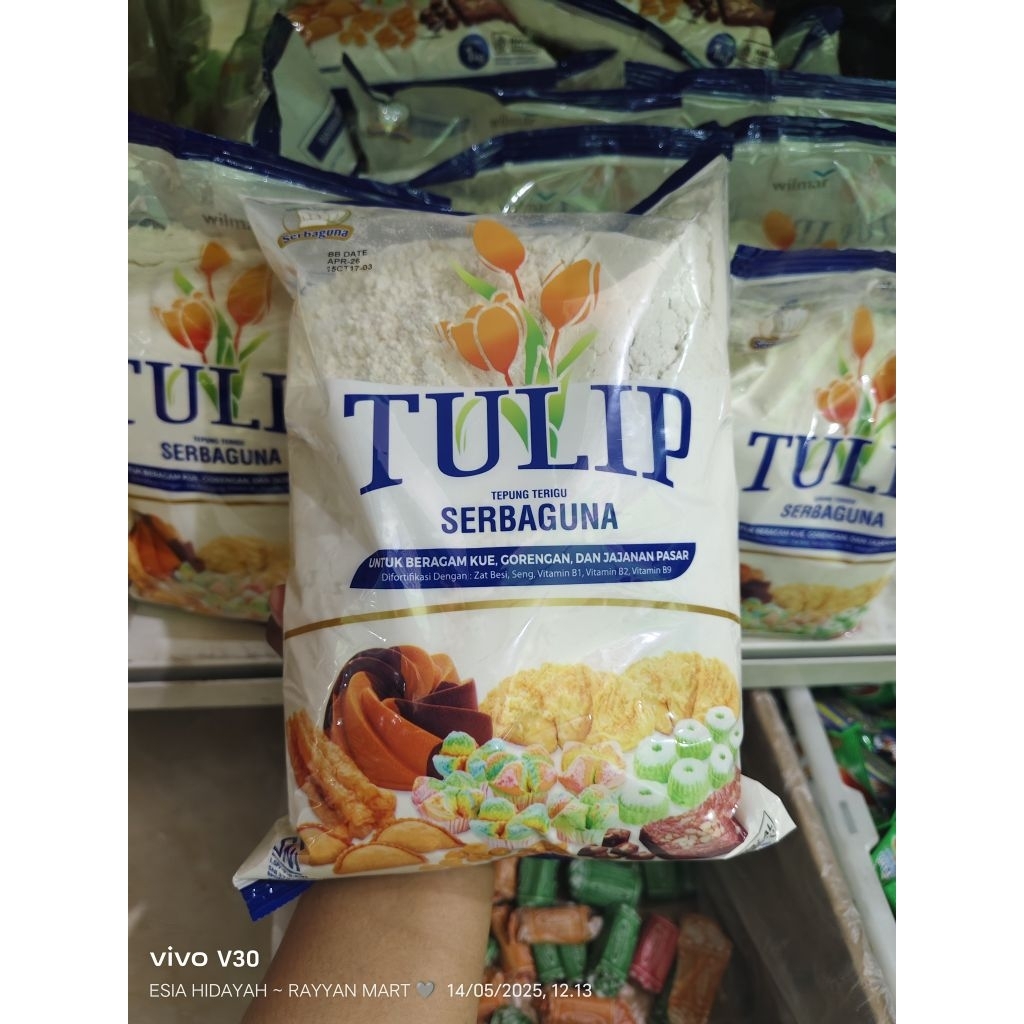 

TEPUNG TERIGU SERBAGUNA TULIP 1 KG