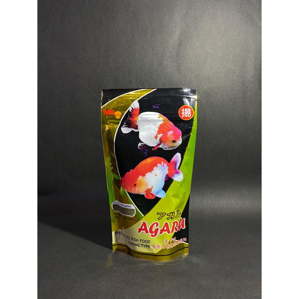 PAKAN IKAN HIAS AGARU / ikan mas koki