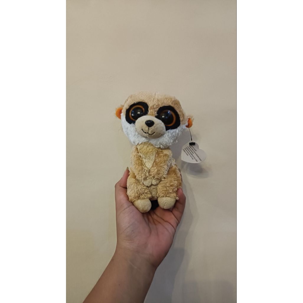 Boneka TY Beanie Boo Rebel The Meerkat Ori
