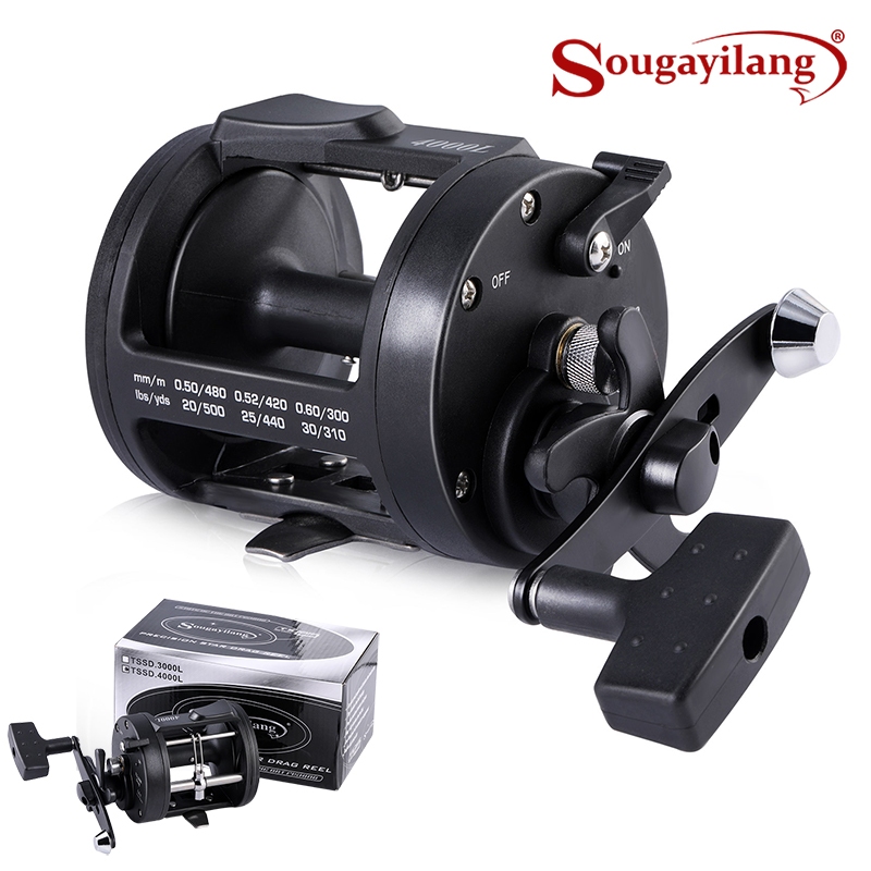 SOUGAYILANG REEL PANCING DRUM SALTWATER - TROLLING ANTI KARAT TANGAN KIRI/KANAN, REEL IKAN LAUT