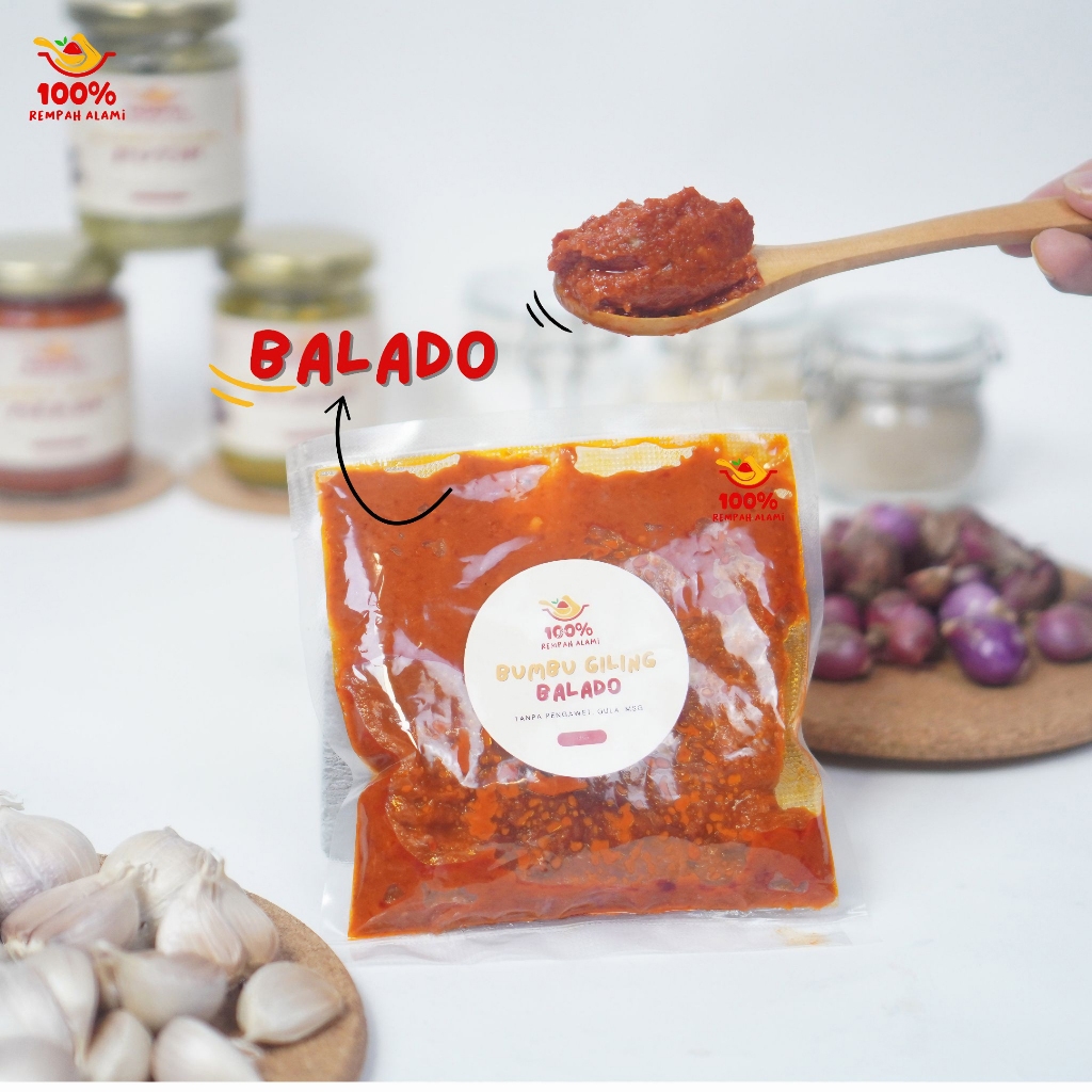 

100persen - Bumbu Balado Gilingan Instan 125gr