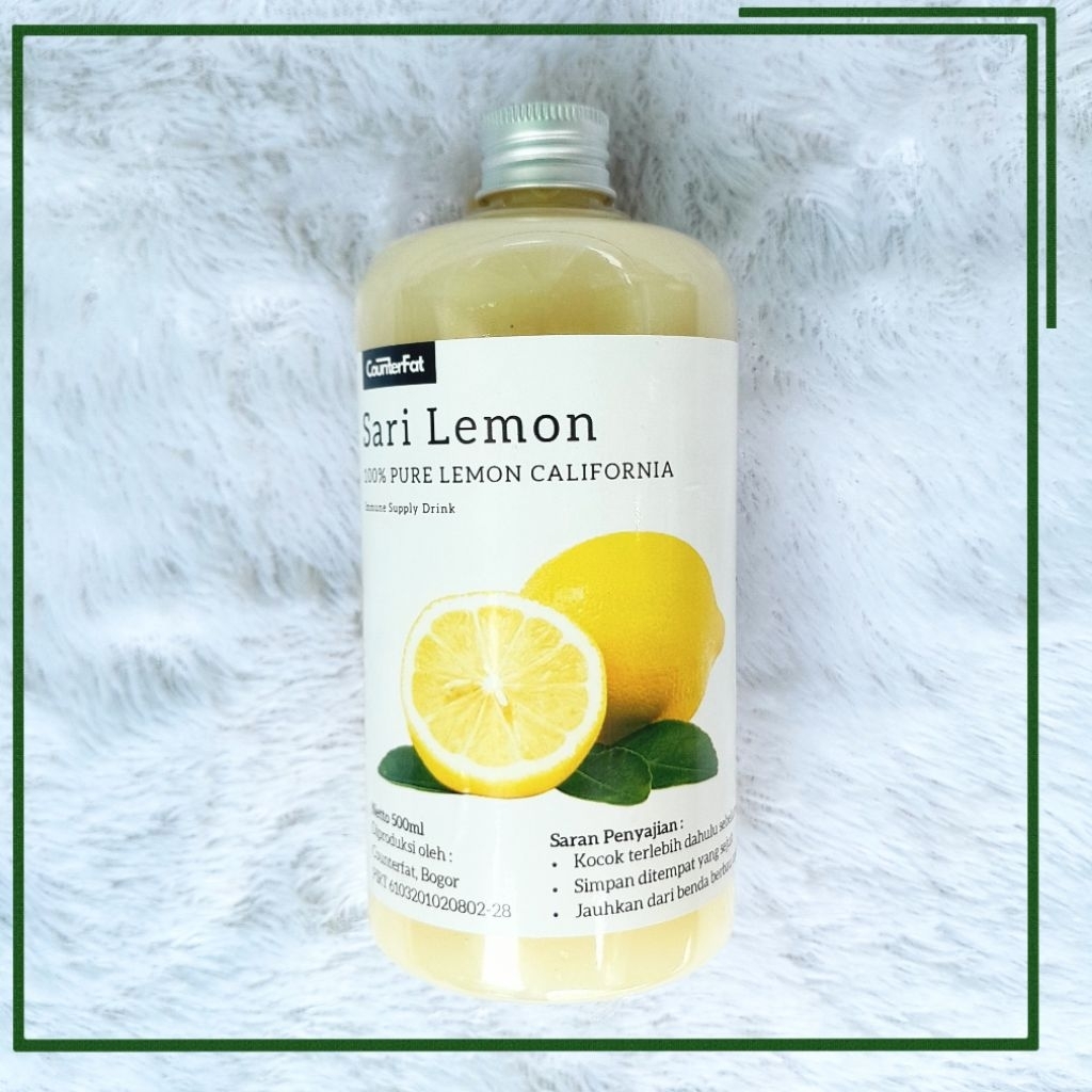 

SARI LEMON MURNI SARI LEMON ASLI JUICE LEMON 500ml