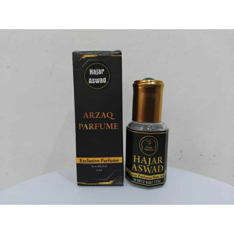 Parfume Hajar Aswad Al Rehab roll 6 ml full bibit exclusive |Parfume Al Rehab |Bibit Murni