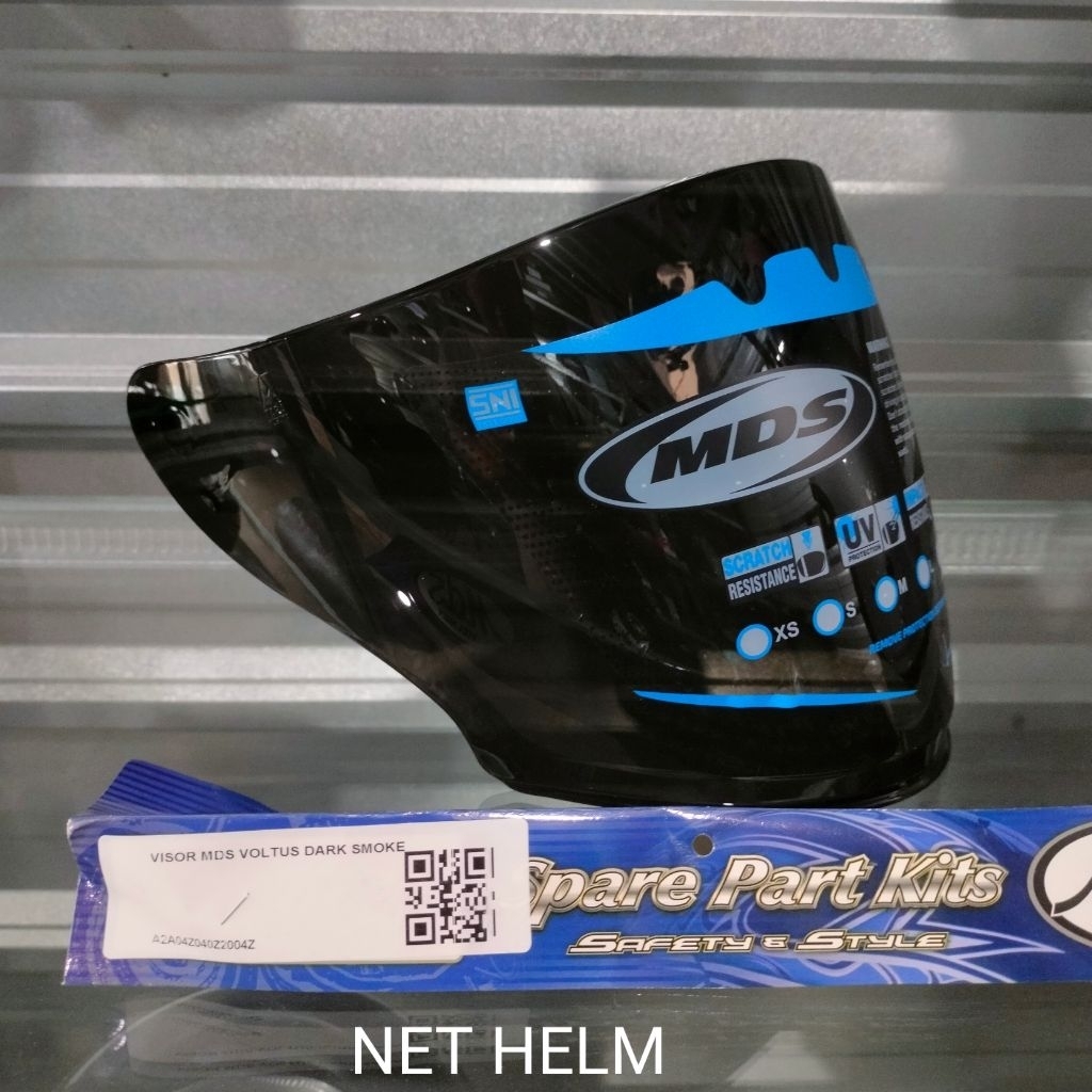 KACA HELM MDS VOLTUS DARK SMOKE ORIGINAL MDS VOLTUS