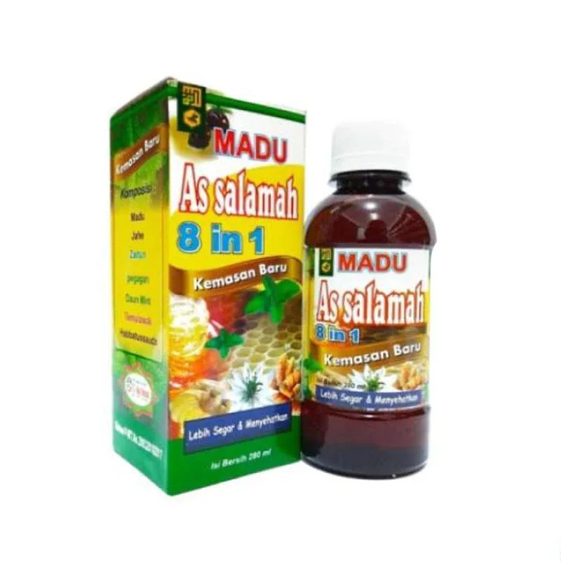 

As SalamahMadu 8 in 1 280 Gram OrIginal || Madu Batuk Flu Demam ||
