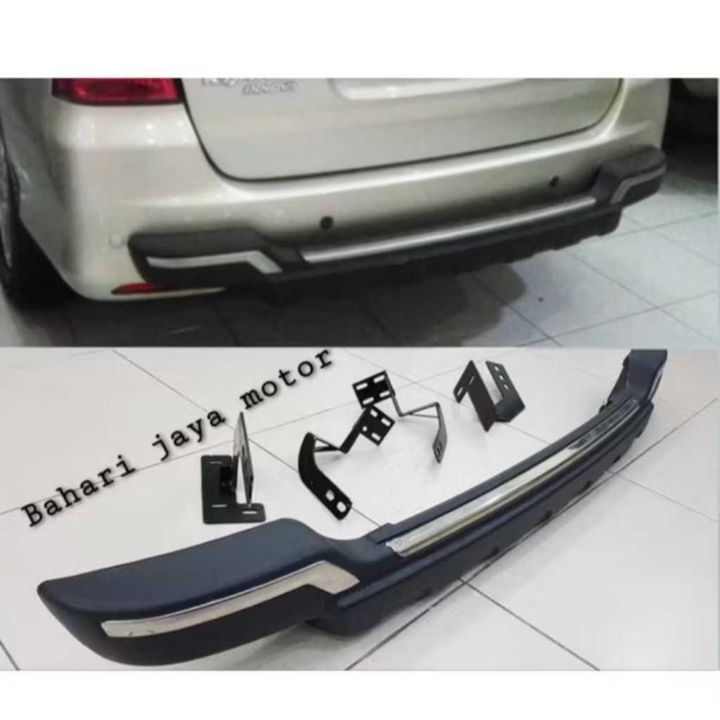 pengaman bumper belakang mobil innova 2008-2015 hitam