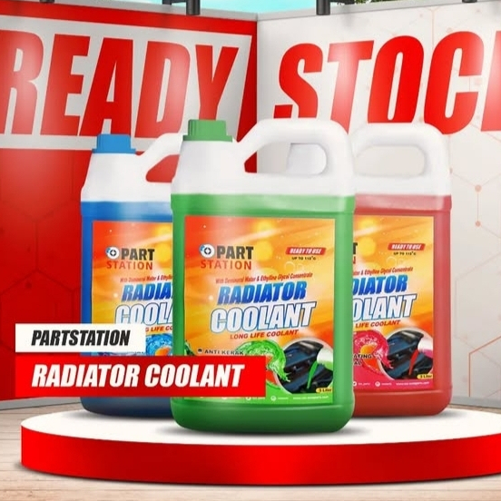 Tsy AIR RADIATOR MOBIL 5 LITER-COOLANT RADIATOR 5 LITER (HIJAU/MERAH) PARTSTATION