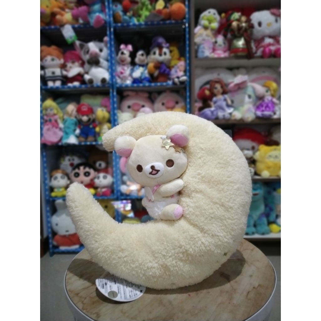 San-x Rilakkuma Korilakkuma Chairoikoguma Bulan Original Plush Doll