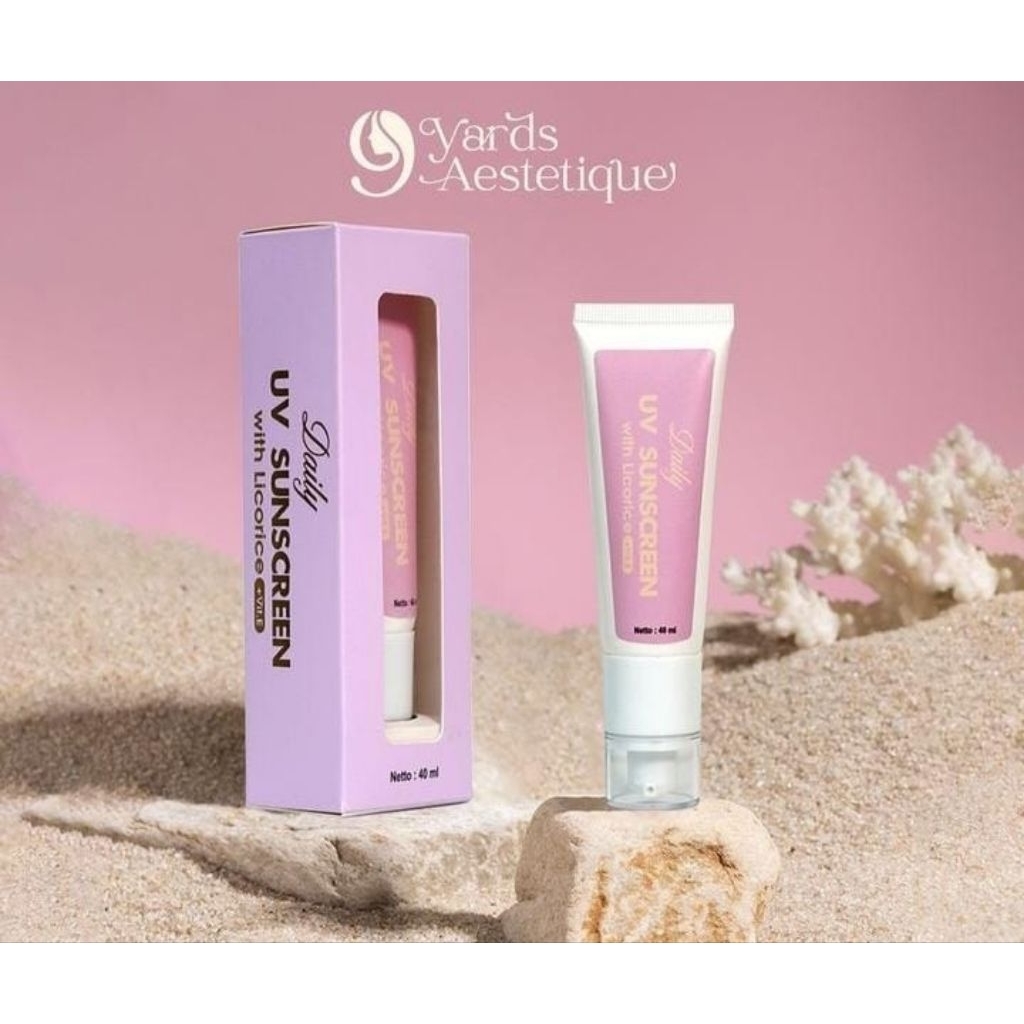 9Yards Aestetique - Daily UV Sunscreen  with Licorice + Vitamin E