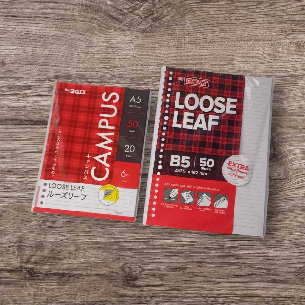 

Jasa cetak print sedia buku isi LOOSE LEAF A5 B5 lubang bergaris harga satuan