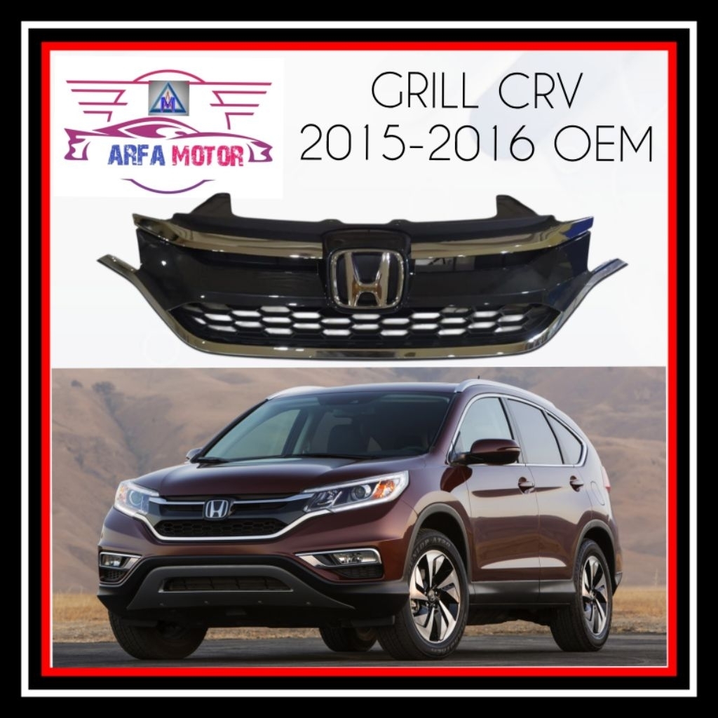 Grill Depan CRV 2015 2016 Model Modulo Front Grill CRV 2015 2016 Model Modulo OEM