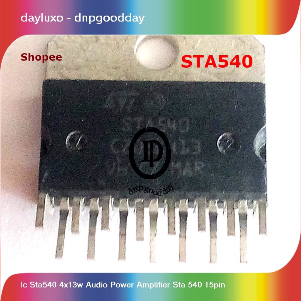 ic sta540 4x13w audio power amplifier sta 540 15pin
