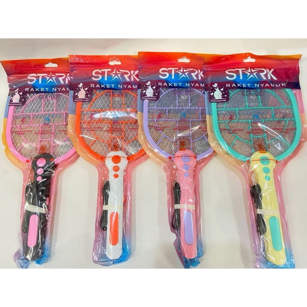 Raket nyamuk  stark kabel/Raket nyamuk/Raket pembunuh nyamuk/raket listrik/Obat Nyamuk