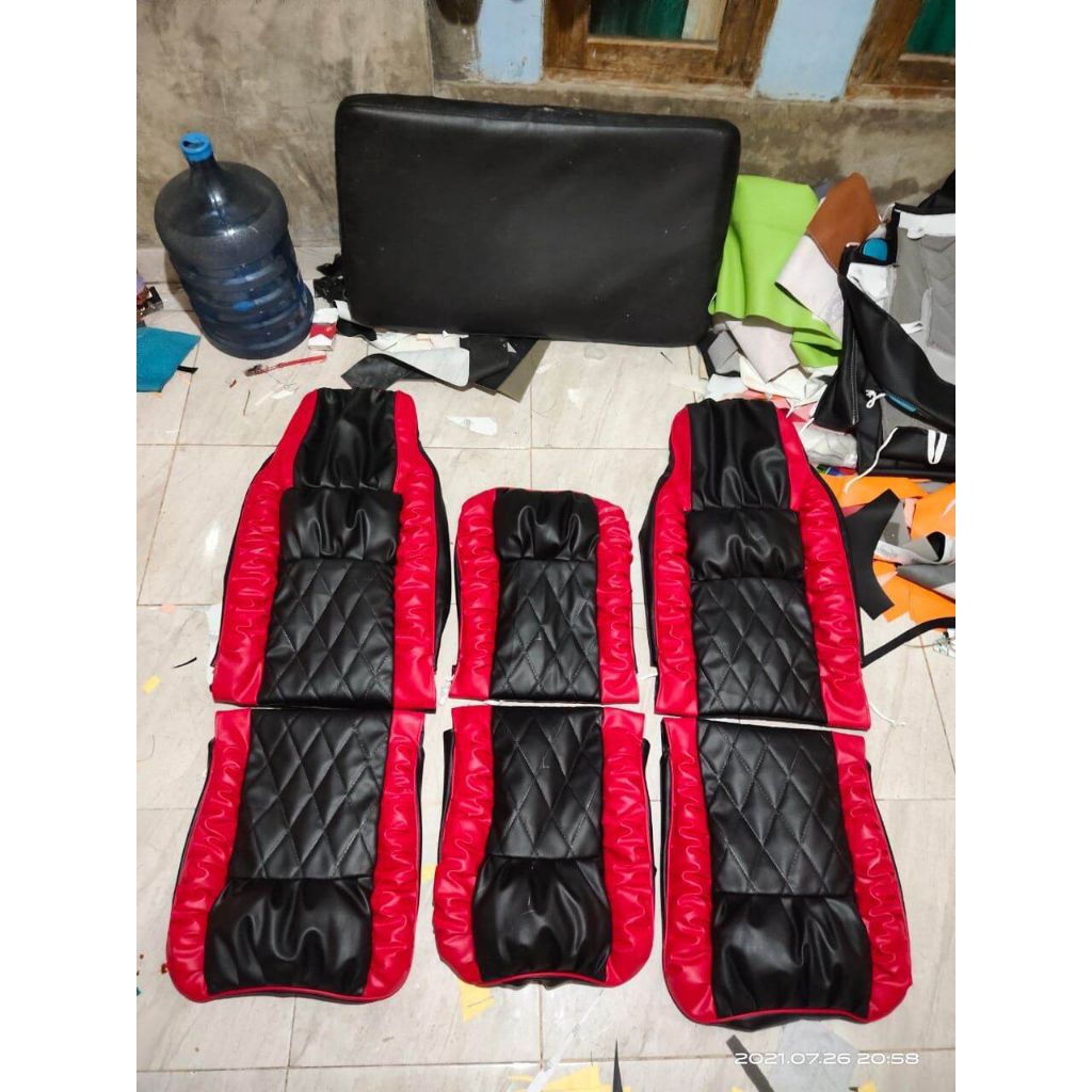 Sarung Jok Truk Model Variasi Mobil Truk Hino 500,Fuso Dan Ps 120/Umplung