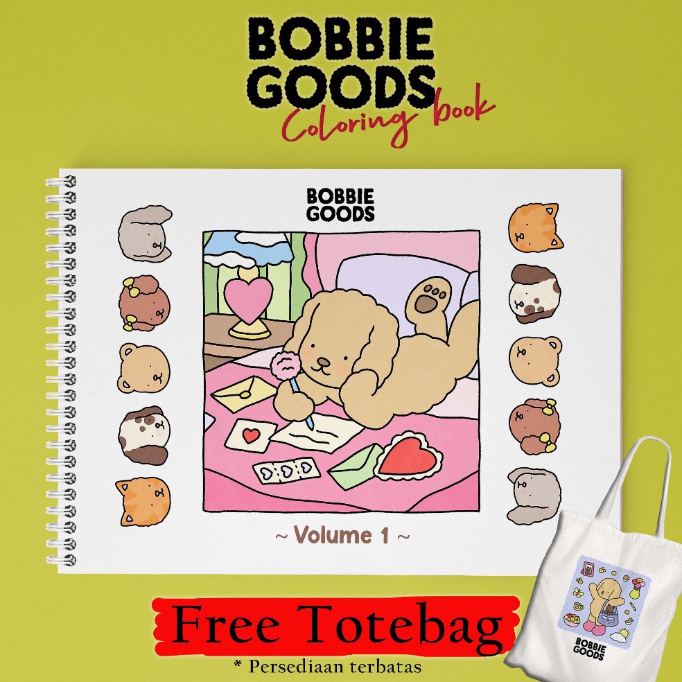 

KODE E5J Bobbie Goods Coloring Book Volume 1 Free Tote Bag