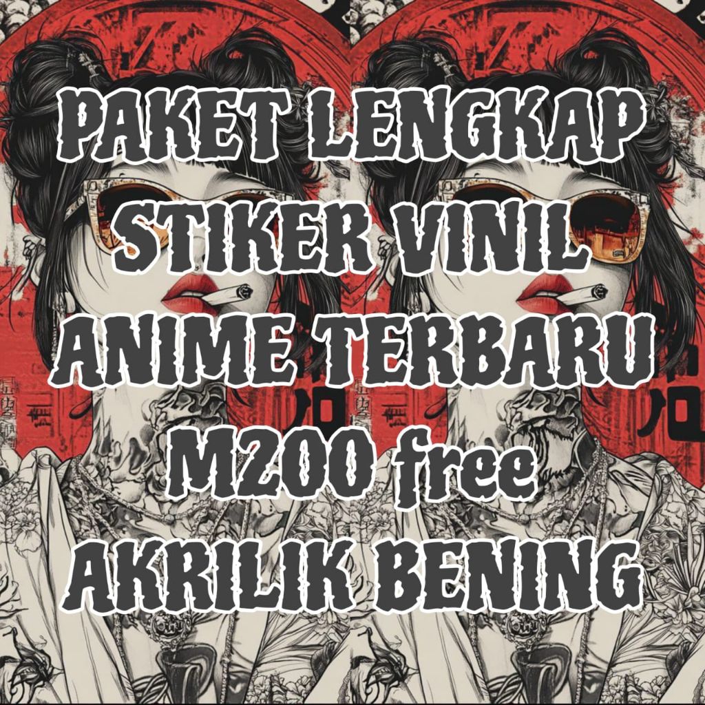 

Stiker eVinil P4ket l3ngkap eeM 2OO B0nus 4KRilik B3ning