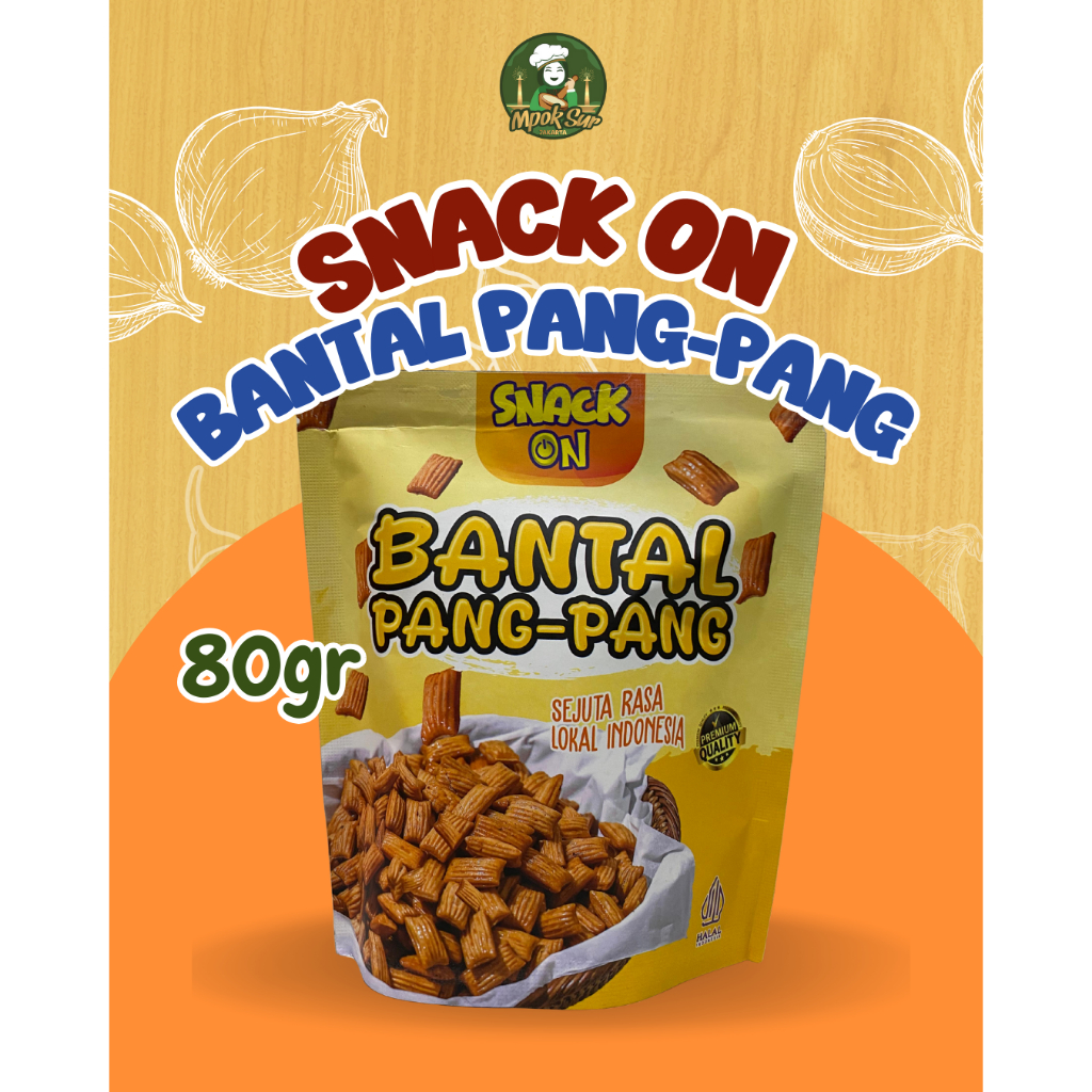 

Snack On Camilan Bantal Pang-Pang Gurih Manis 80gr
