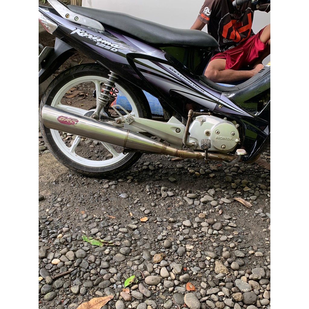 KNALPOT STD RACING GRC EXHAUST MUFFLER ORIGINAL motor Kharisma