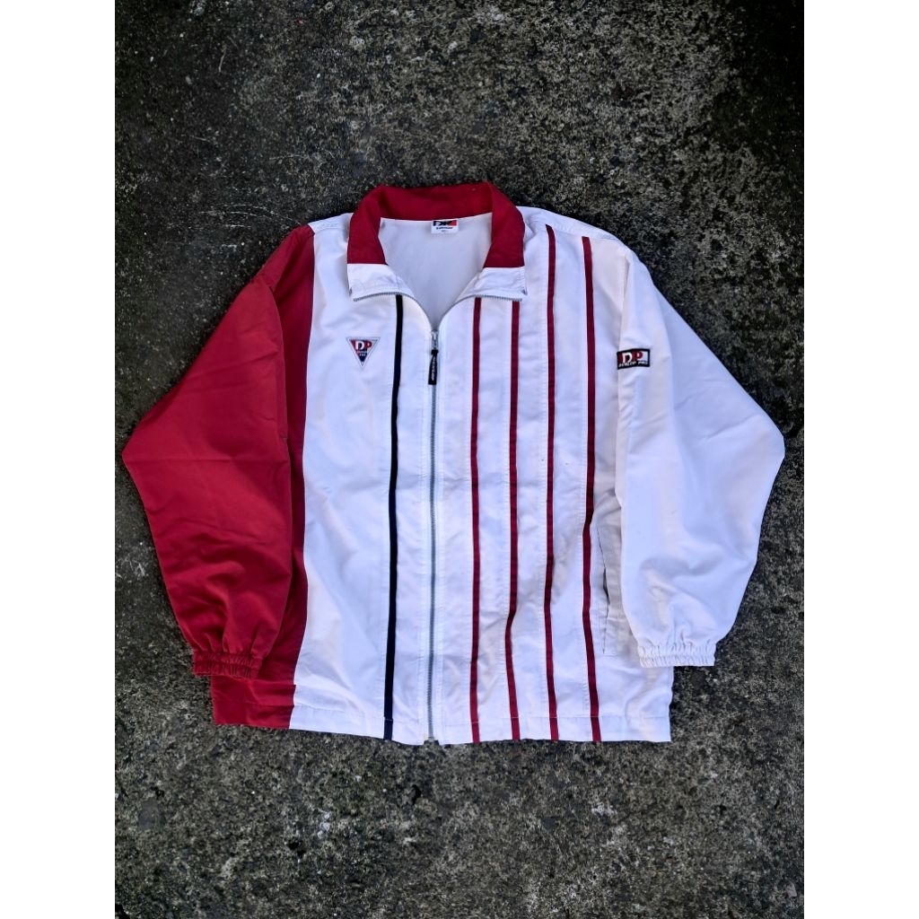 Dunlop Pro Windbreaker Colorblock / Windbreaker Vintage Jacket