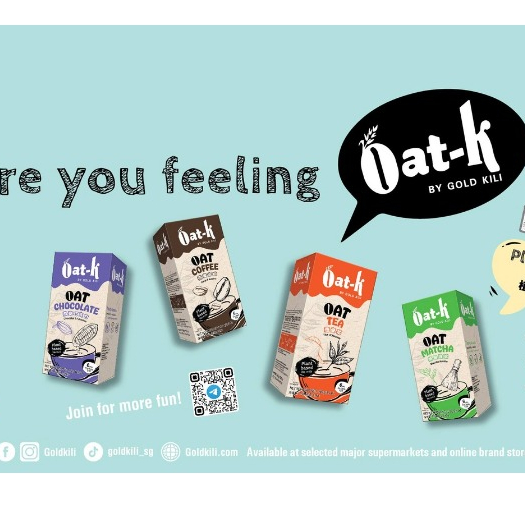 

OAT-K Drink by Gold Kili Coffee Drink Mix 6 sachets x 25gr import Singapore