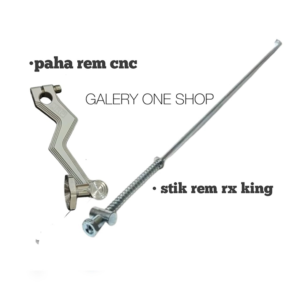Sepaket Paha rem cnc rx king rxs plus stik stick rem belakang rx king