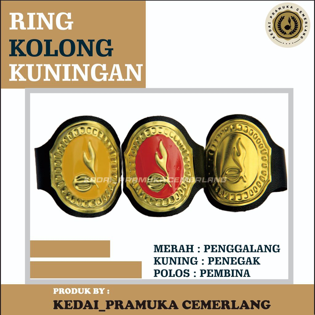 

Ring Kacu Hasduk Kalep Pramuka Kolong Hasduk Pembina Pramuka