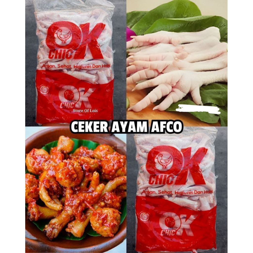 

Ceker Ayam Afco Bersih Berkuku 1kg
